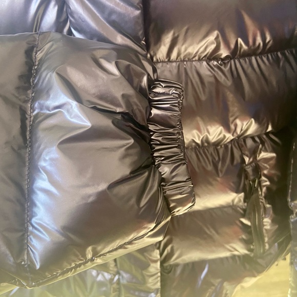 🔖L 12 BOGNER Ranja Oversized Hooded Metallic Insulated Ski Jacket Purple - Picture 6 of 16